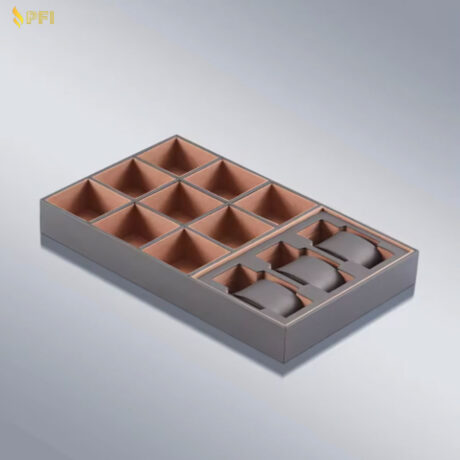 Soft Closing Wardrobe Accessories Closet Storage Organization Leather Jewelry Box Accessories Box Pull Out Jewelry Tray
