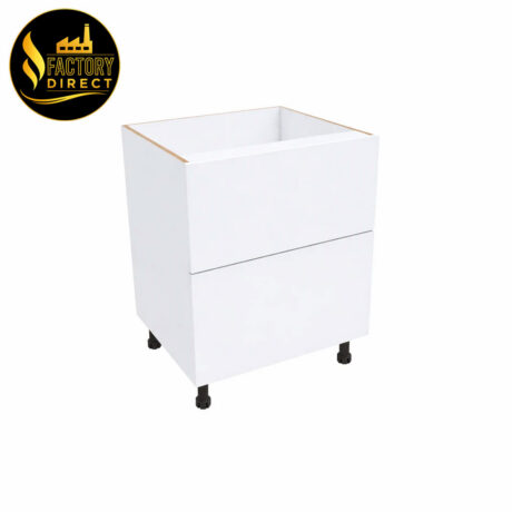 Modern white drawer base cabinet for kitchen cabinetry
