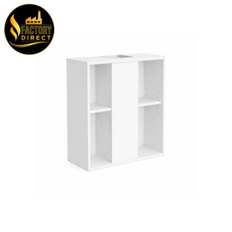 White Slide-Out Rangehood Cabinet for kitchen renovation