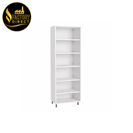 White Tall Cabinet Double Doors for kitchen storage
