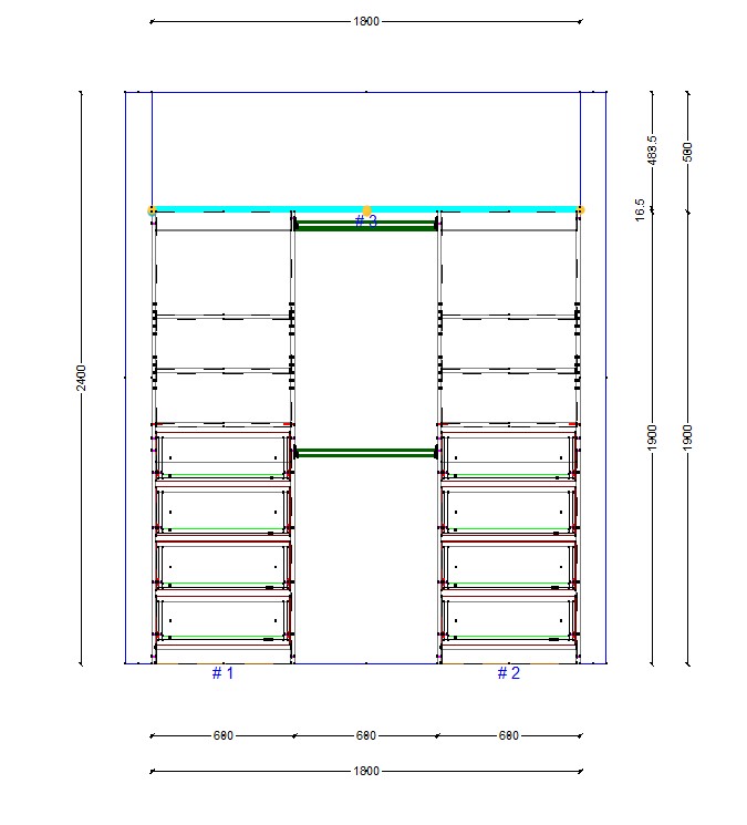 warderobe-1800-double-side-drawer-Elevation warderobe-1800-double-side-drawer-elevation