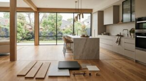 Warm Oak Flooring for Melbourne Kitchen Renovations
